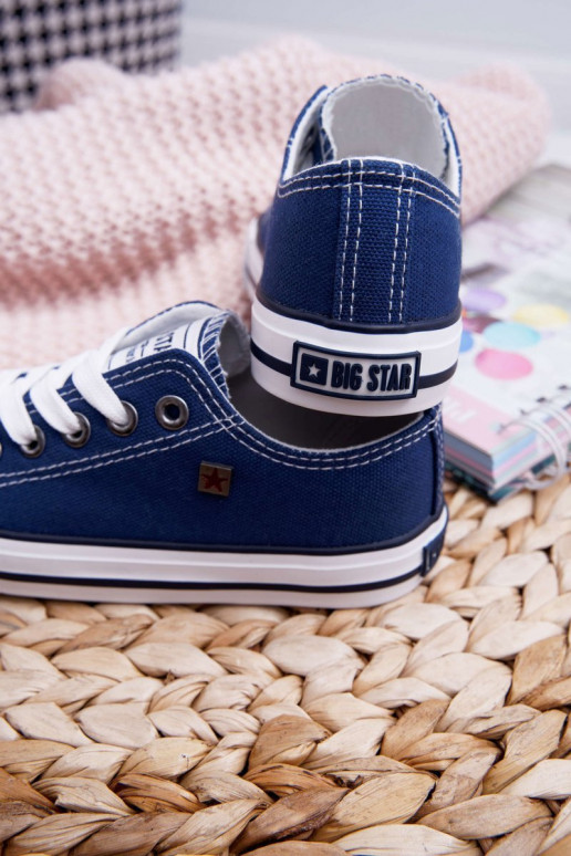 brīvā laika apavi Bērnu apavi Big Star FF374202 tumši zilas krāsas brīvā laika apavi Bērnu apavi Big Star FF374202 tumši zilas krāsas