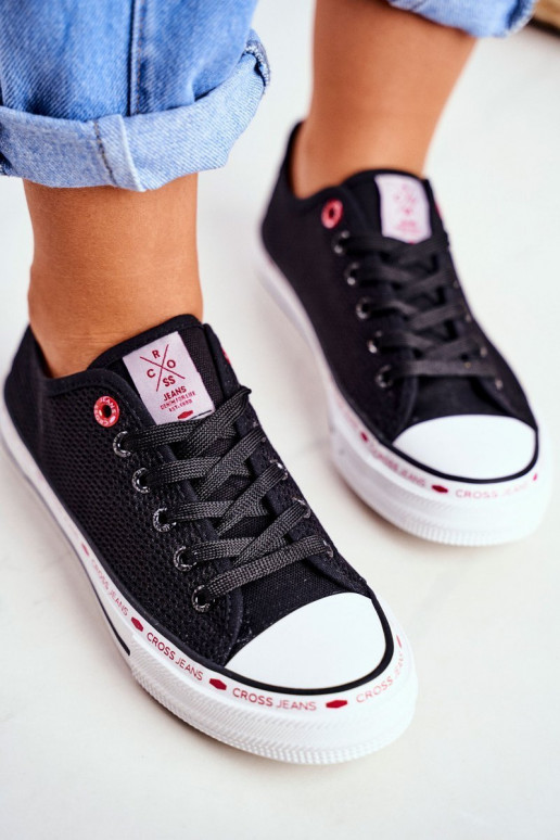 sieviešu puszābaki Cross Jeans melnas krāsas  FF2R4015C sieviešu puszābaki Cross Jeans melnas krāsas  FF2R4015C