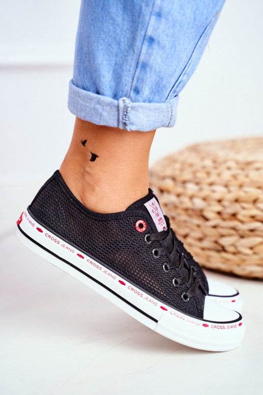 sieviešu puszābaki Cross Jeans melnas krāsas  FF2R4015C sieviešu puszābaki Cross Jeans melnas krāsas  FF2R4015C