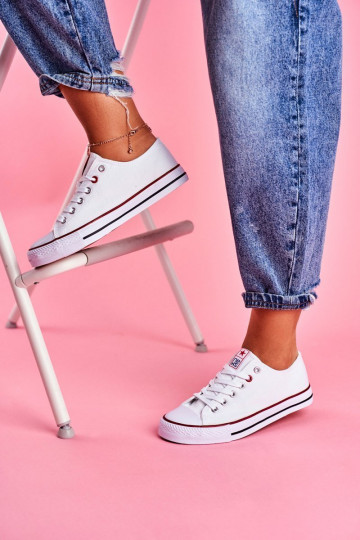 Klasiska modeļa brīvā laika apavi baltas krāsas  Ecoma 2