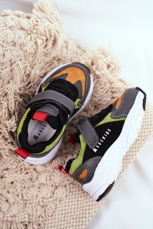 Sportiska stila apavi Bērnu apavi melnas krāsas ABCKIDS B932104063 Sportiska stila apavi Bērnu apavi melnas krāsas ABCKIDS B932104063