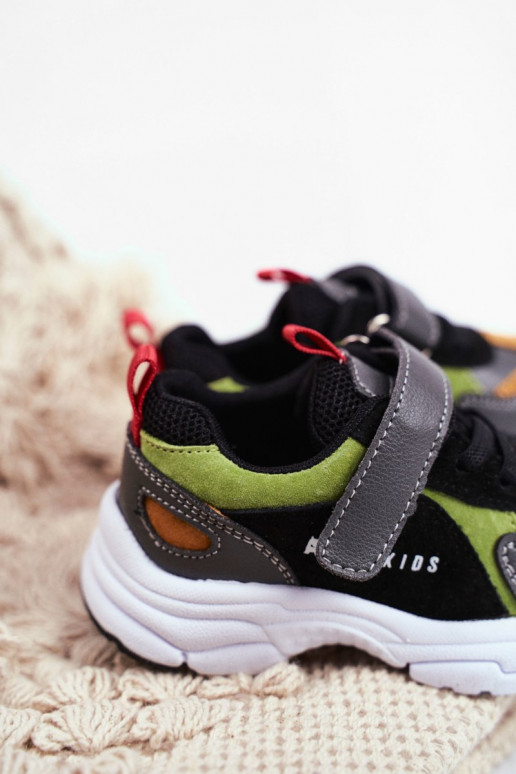 Sportiska stila apavi Bērnu apavi melnas krāsas ABCKIDS B932104063 Sportiska stila apavi Bērnu apavi melnas krāsas ABCKIDS B932104063