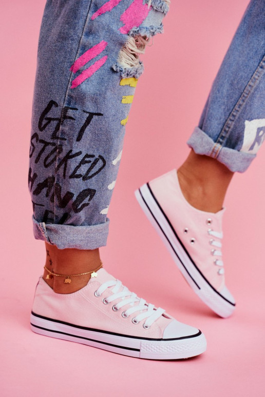 Klasiska modeļa brīvā laika apavi Rozā krāsas Klasiska modeļa brīvā laika apavi Rozā krāsas