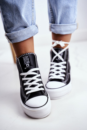 sieviešu puszābaki Big Star melnas krāsas GG274012 2