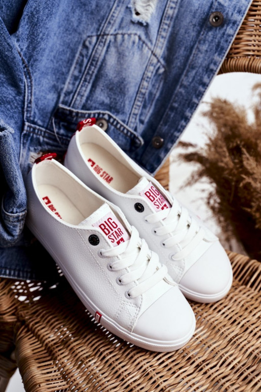 Sieviešu ikdienas apavi Big Star GG274005 Baltas-sarkanas krāsas Sieviešu ikdienas apavi Big Star GG274005 Baltas-sarkanas krāsas