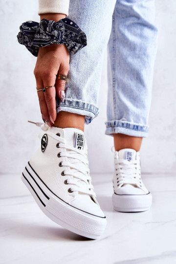 sieviešu puszābaki Big Star baltas krāsas GG274013 2