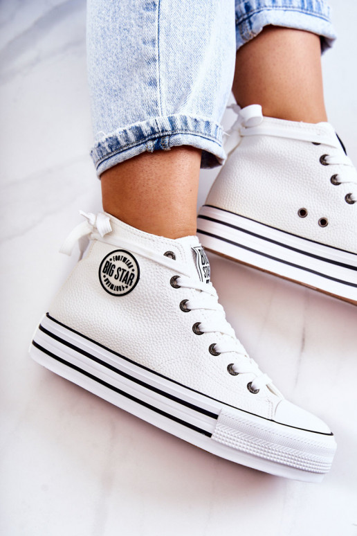 sieviešu puszābaki Big Star baltas krāsas GG274013