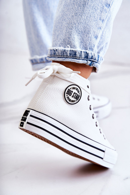 sieviešu puszābaki Big Star baltas krāsas GG274013