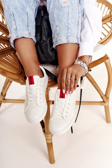 Stilīgi sporta apavi no dabīgas ādas  BIG STAR DD274685 baltas krāsas 2