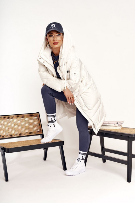 tõmblukuga  BIG STAR FF274241 baltas krāsas