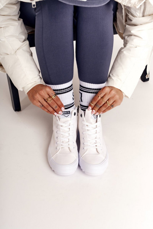 tõmblukuga  BIG STAR FF274241 baltas krāsas