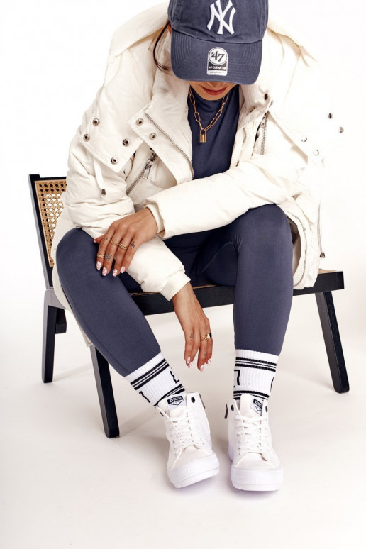 tõmblukuga  BIG STAR FF274241 baltas krāsas