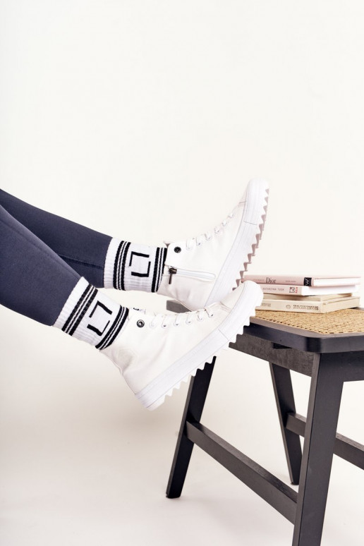 tõmblukuga  BIG STAR FF274241 baltas krāsas