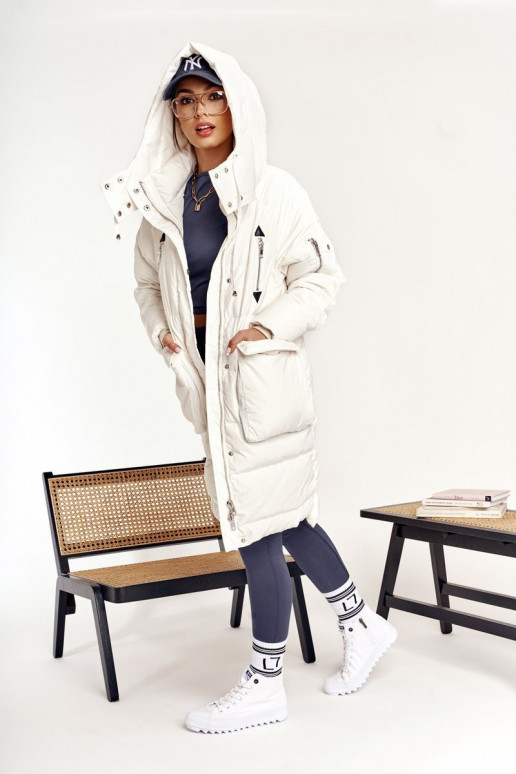 tõmblukuga  BIG STAR FF274241 baltas krāsas