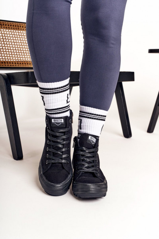 tõmblukuga  BIG STAR FF274244 melnas krāsas tõmblukuga  BIG STAR FF274244 melnas krāsas