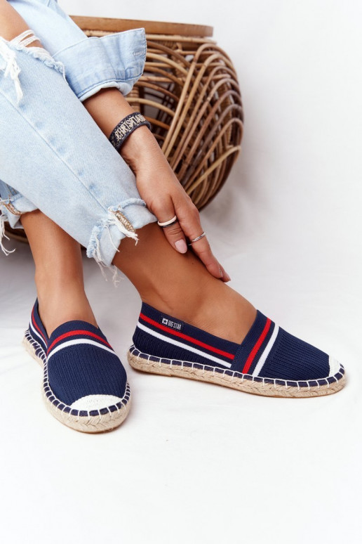 espadrilles  Big Star HH274483 tumši zilas krāsas