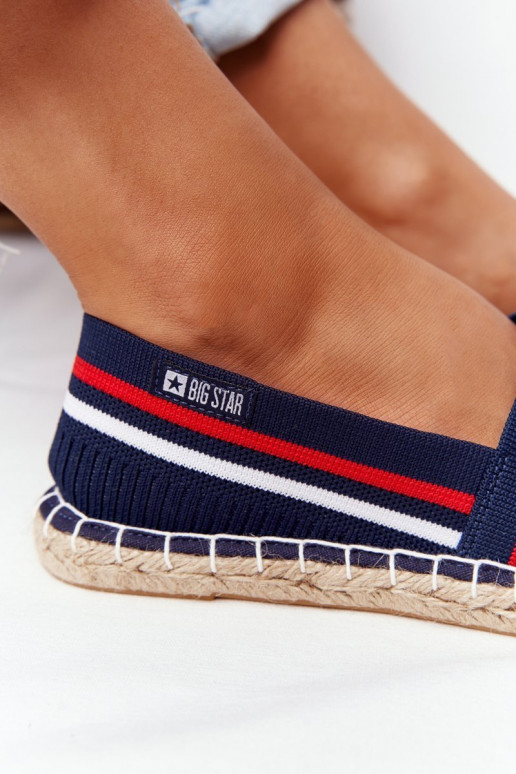 espadrilles  Big Star HH274483 tumši zilas krāsas