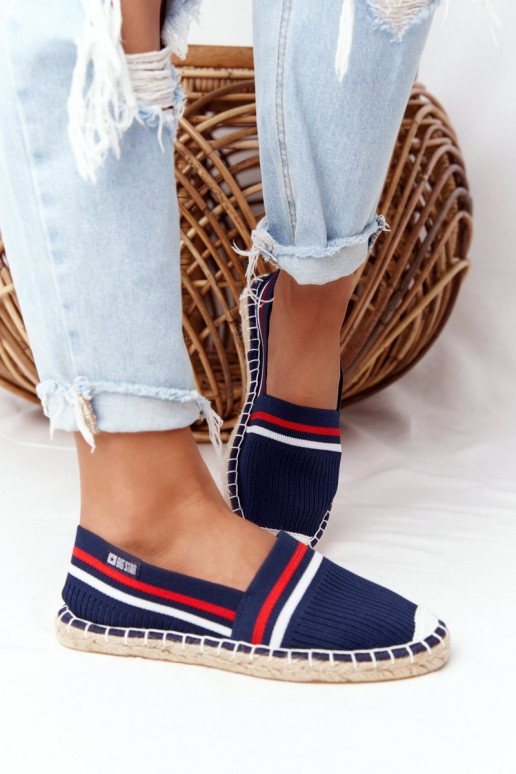 espadrilles  Big Star HH274483 tumši zilas krāsas
