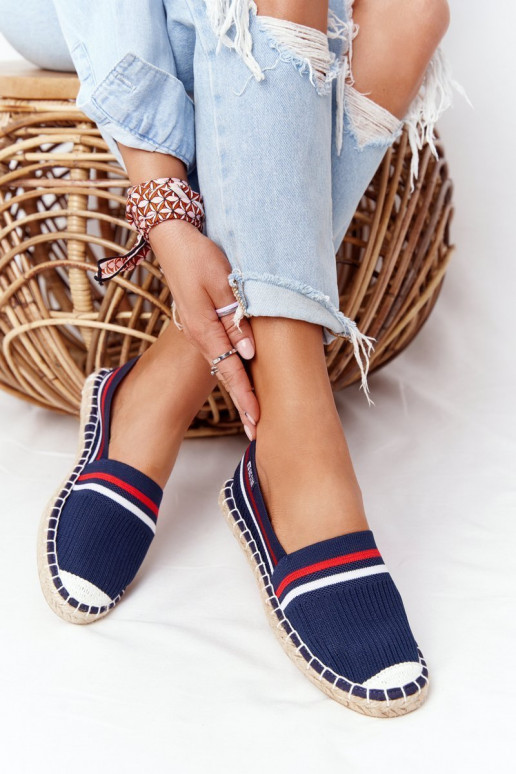 espadrilles  Big Star HH274483 tumši zilas krāsas
