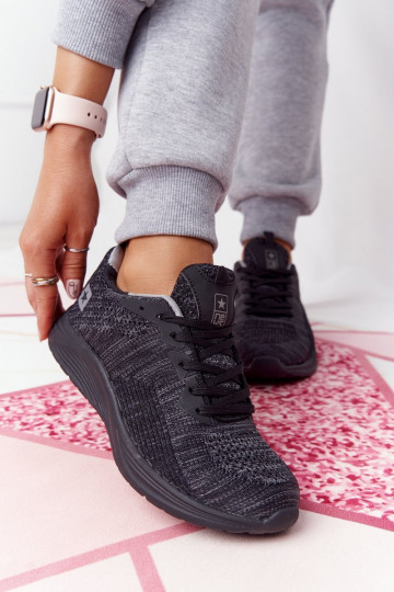 Sportiska stila apavi Comfort Foam melnas krāsas Long Distance 2