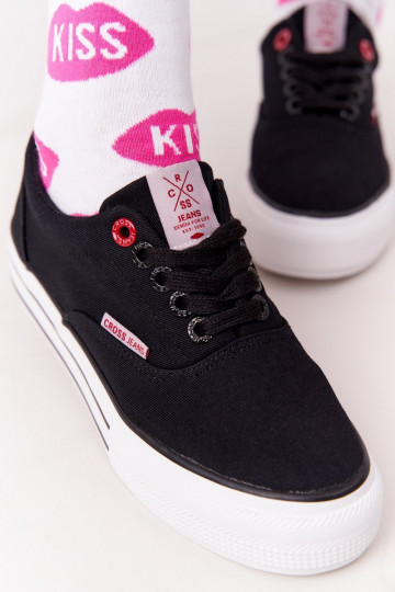 Sporta apavi ar platformu CROSS JEANS FF2R4002C melnas krāsas 2