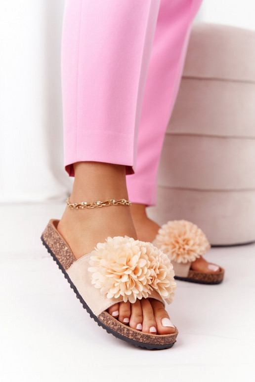 Čības  smilšu krāsas Flowerbomb