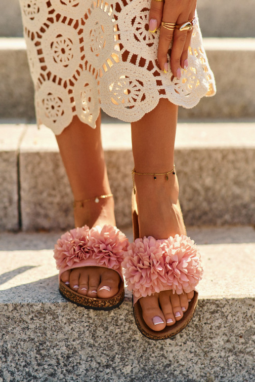 Čības  Rozā krāsas Flowerbomb
