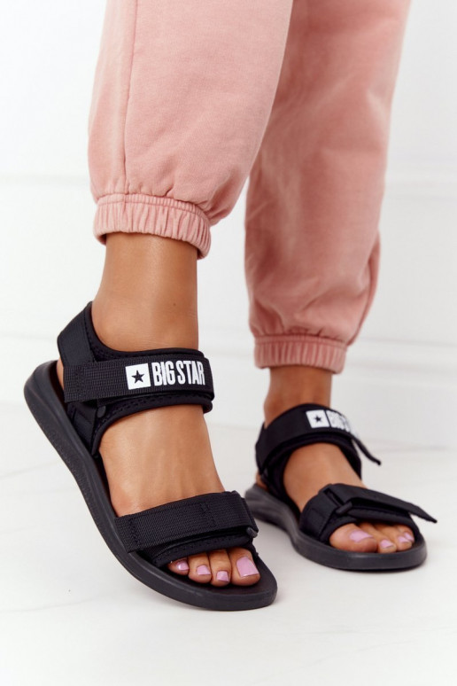 Sportiska stila sandales Big Star HH274A024 melnas krāsas Sportiska stila sandales Big Star HH274A024 melnas krāsas