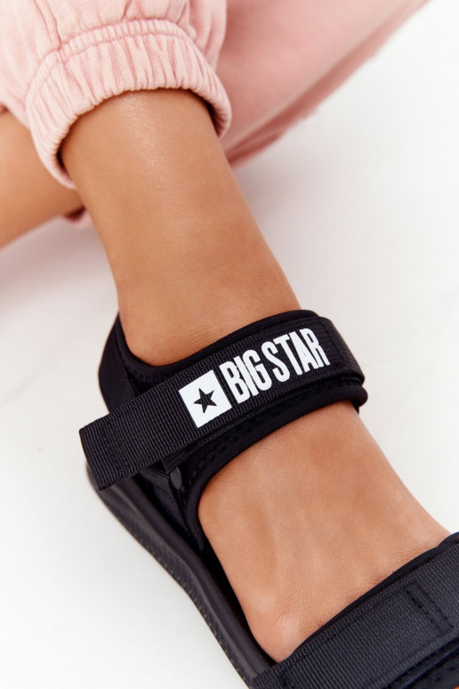 Sportiska stila sandales Big Star HH274A024 melnas krāsas Sportiska stila sandales Big Star HH274A024 melnas krāsas