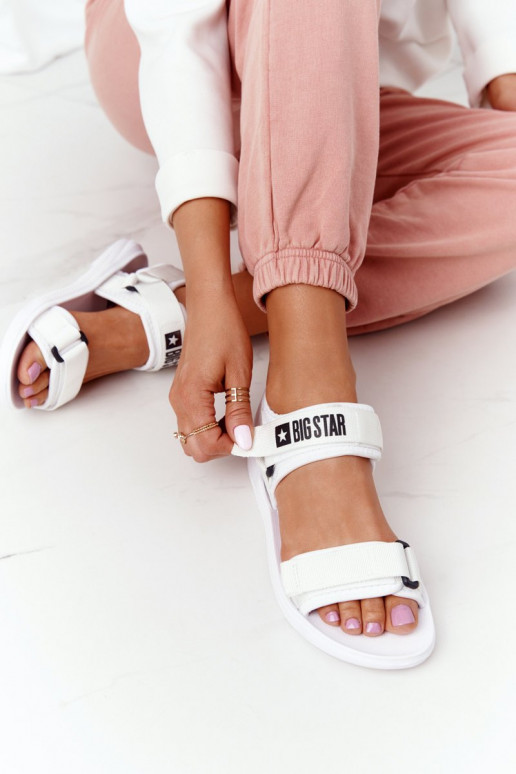 Sportiska stila sandales Big Star HH274A026 baltas krāsas Sportiska stila sandales Big Star HH274A026 baltas krāsas