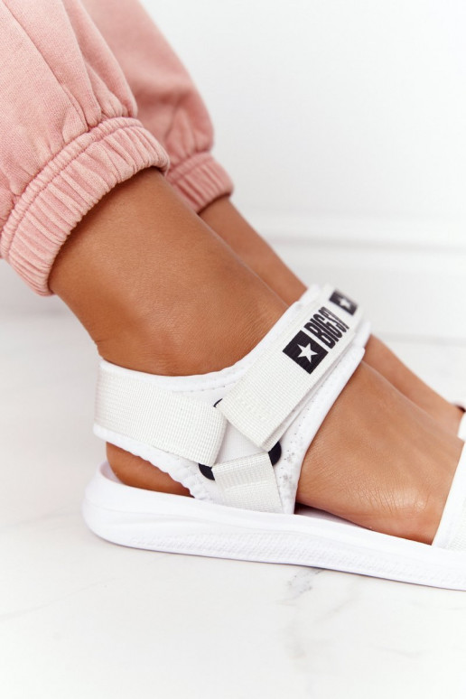 Sportiska stila sandales Big Star HH274A026 baltas krāsas Sportiska stila sandales Big Star HH274A026 baltas krāsas