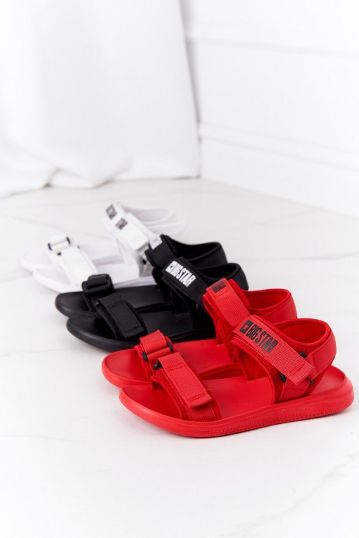 Sportiska stila sandales Big Star HH274A026 baltas krāsas Sportiska stila sandales Big Star HH274A026 baltas krāsas