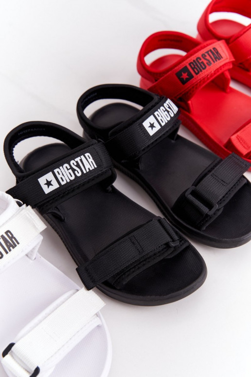 Sportiska stila sandales Big Star HH274A027 sarkanas krāsas Sportiska stila sandales Big Star HH274A027 sarkanas krāsas