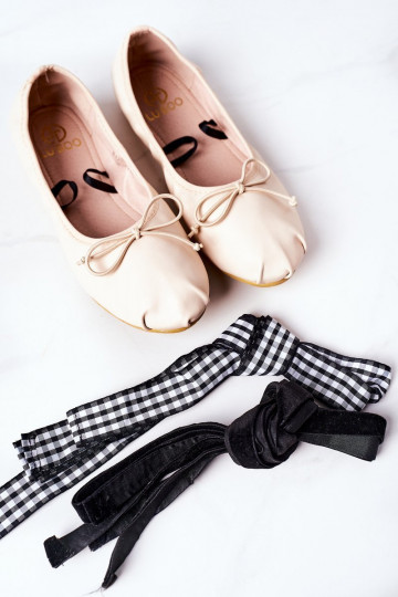 balerīnas ar bantītēm Lu Boo Nude 2