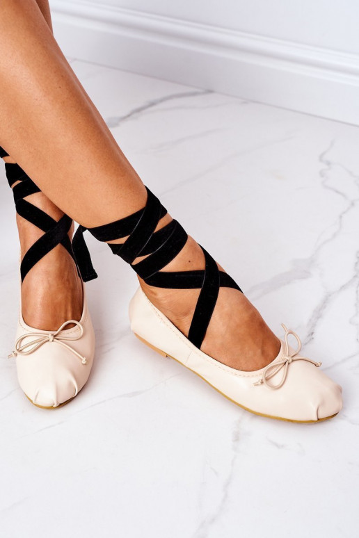 balerīnas ar bantītēm Lu Boo Nude balerīnas ar bantītēm Lu Boo Nude