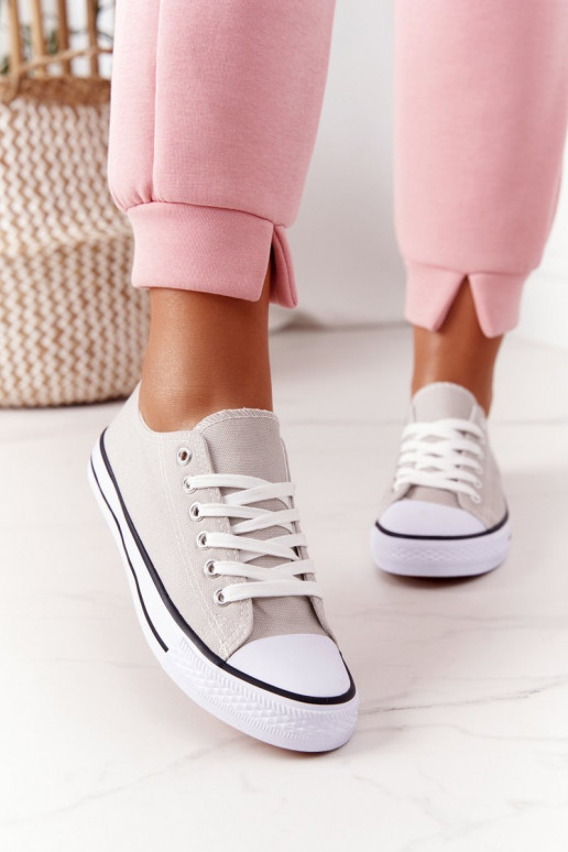 Klasiska modeļa brīvā laika apavi Pelēkas krāsas