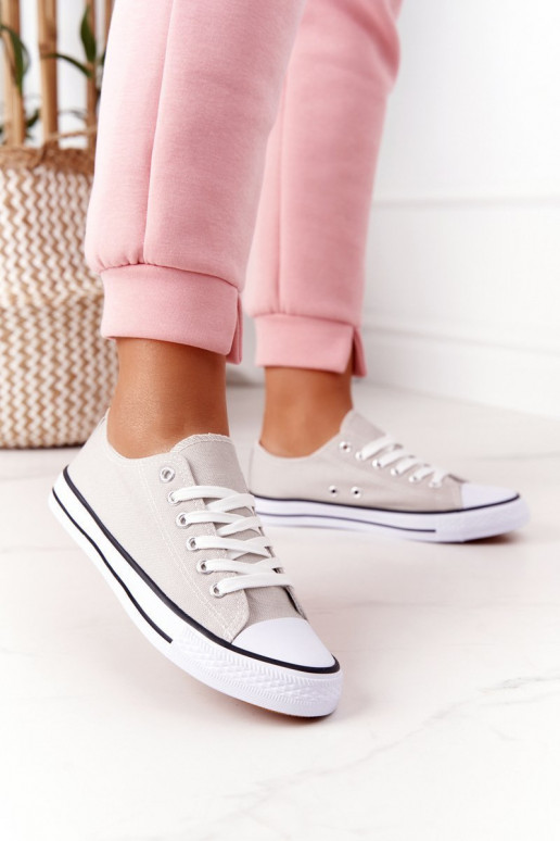 Klasiska modeļa brīvā laika apavi Pelēkas krāsas