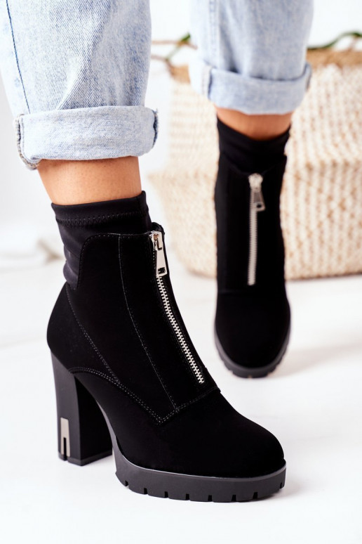 siltināti Sieviešu puszābaki ar papēdi melnas krāsas Wonder Woman siltināti Sieviešu puszābaki ar papēdi melnas krāsas Wonder Woman