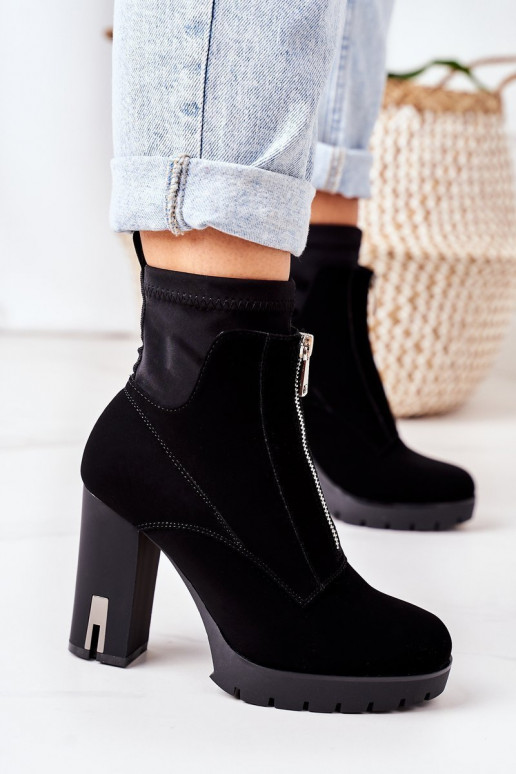 siltināti Sieviešu puszābaki ar papēdi melnas krāsas Wonder Woman siltināti Sieviešu puszābaki ar papēdi melnas krāsas Wonder Woman