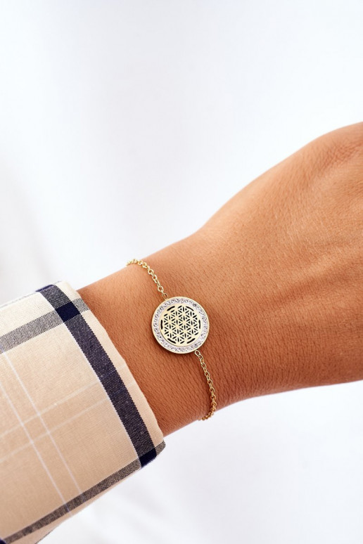 Aproce  ar mirdzošiem spīdumiņiem Zelta krāsas Aproce  ar mirdzošiem spīdumiņiem Zelta krāsas