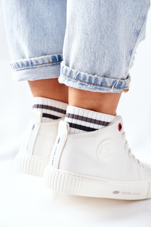 sieviešu puszābaki Cross Jeans  baltas krāsas II2R4022