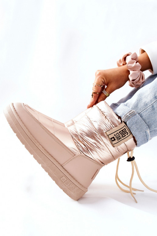 sniega apavi Big Star II274121 smilšu krāsas sniega apavi Big Star II274121 smilšu krāsas