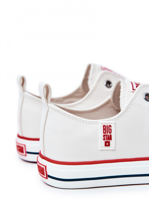 Vīriešu ikdienas apavi BIG STAR JJ174069 baltas krāsas Vīriešu ikdienas apavi BIG STAR JJ174069 baltas krāsas