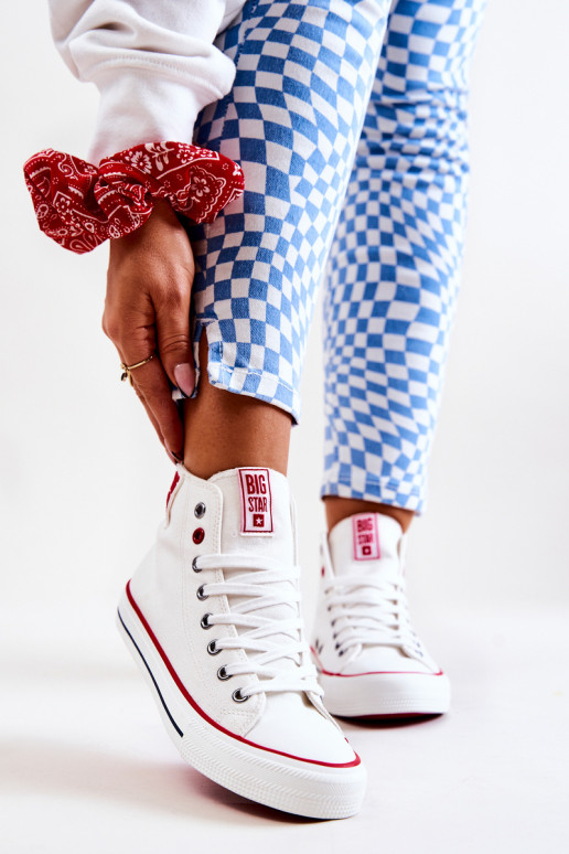 tõmblukuga Big Star JJ274127 baltas krāsas tõmblukuga Big Star JJ274127 baltas krāsas