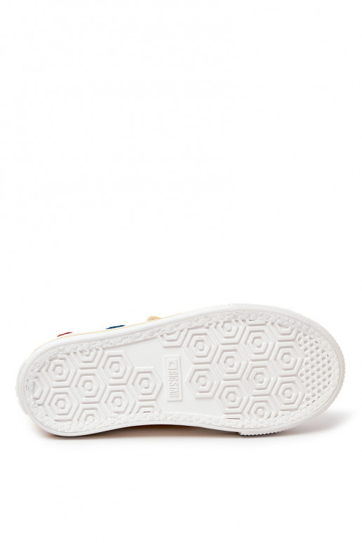 Bērnu brīvā laika apavi ar lipīgām aizdarēm BIG STAR JJ374056 Dzelteni