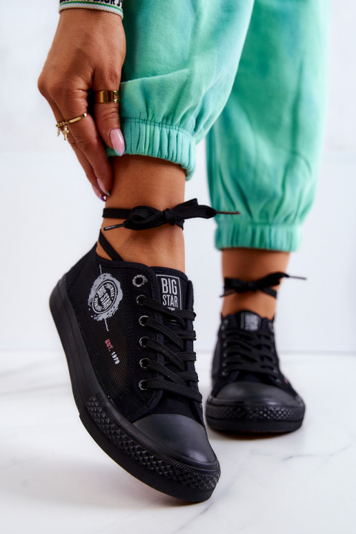 Sporta apavi brīvā laika apavi BIG STAR JJ274A256 melnas krāsas