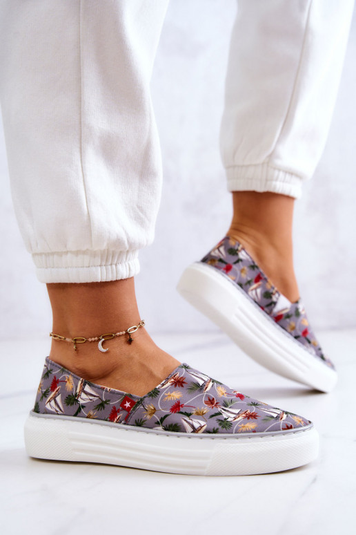 Sporta apavi Slip On Memory Foam Big Star JJ276015 Pelēkas krāsas