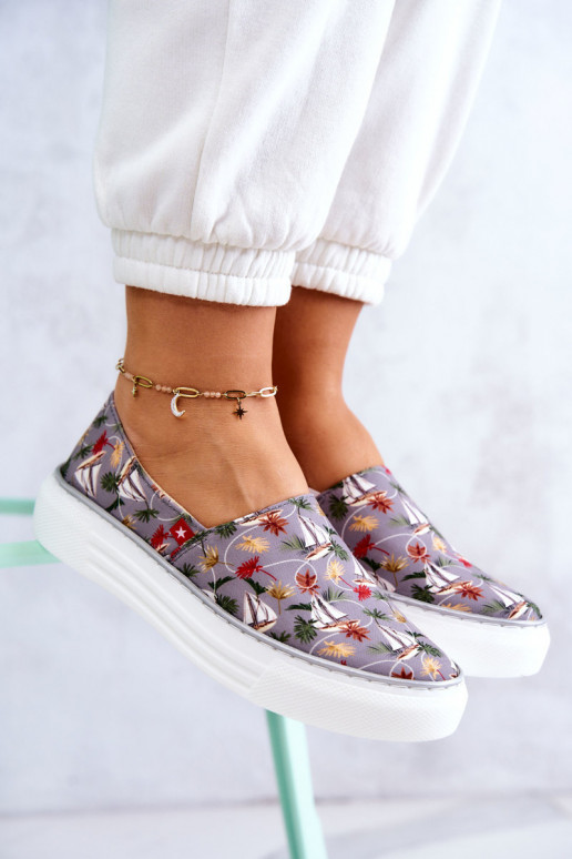 Sporta apavi Slip On Memory Foam Big Star JJ276015 Pelēkas krāsas