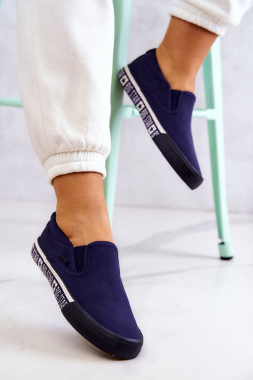 Sporta apavi Slip-on Big Star HH274011 tumši zilas krāsas