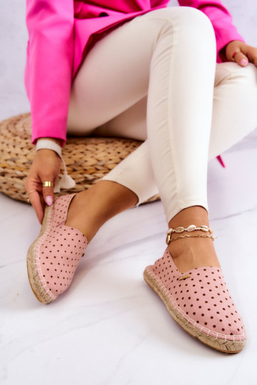 espadrilles ar punktiņiem Big Star JJ274869 Rozā krāsas